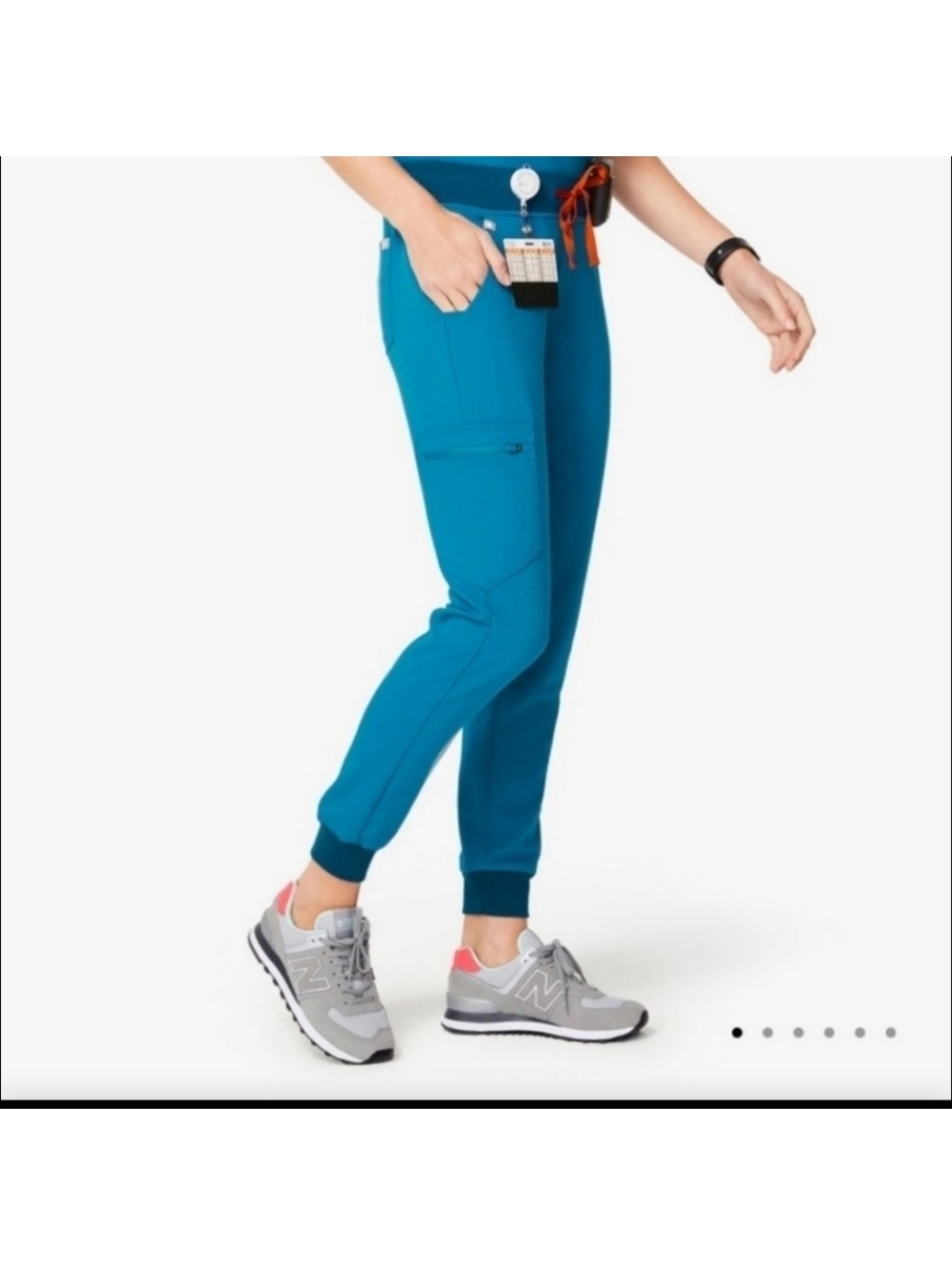 FIGS Alps Blue Zamora Jogger Scrub Pants XXS Healthcare Medical Nursing